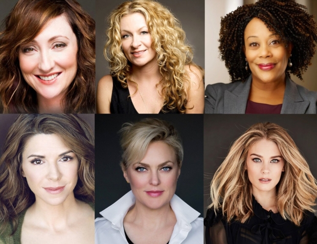 The cast of Designing Women at TheatreSquared. 