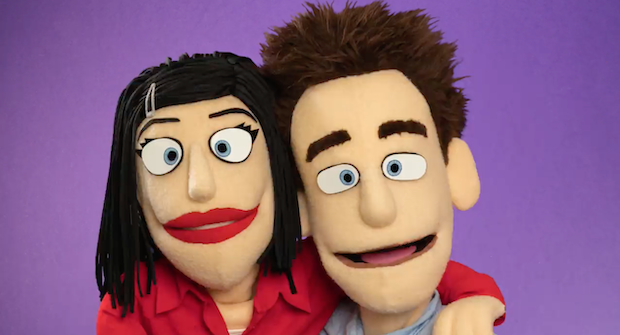Two puppets from Friends Parody (The One with the Puppets).