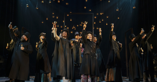 A scene from A Christmas Carol on Broadway
