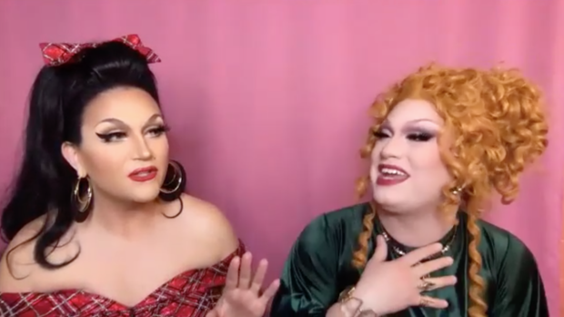 BenDeLaCreme and Jinkx Monsoon join TheaterMania for a Zoom call.