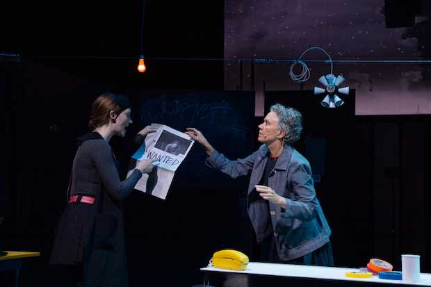 Erin Mullin and Kate Valk appear in the Wooster Group&#39;s production of The Mother.