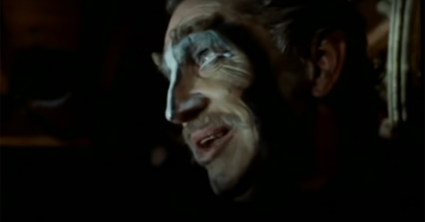 Vincent Price in a screenshot from Theatre of Blood