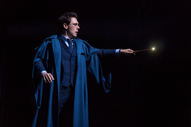 John Skelley as Harry Potter in the San Francisco production of Harry Potter and the Cursed Child. 