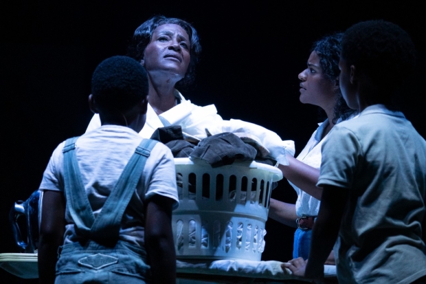 Sharon D Clarke and Samantha Williams in the Roundabout revival of Caroline, or Change.