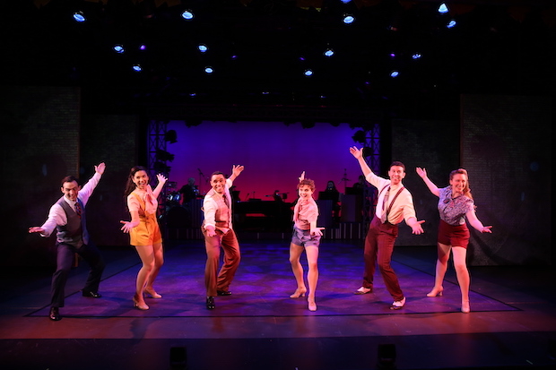 Joseph Medeiros, Victoria Byrd, Phillip Attmore, Melanie Moore, Jeremy Benton, and Kaitlyn Davidson star in Cheek to Cheek: Irving Berlin in Hollywood, conceived and directed by Randy Skinner, for the York Theatre Company at the Theatre at St. Jean&#39;s.