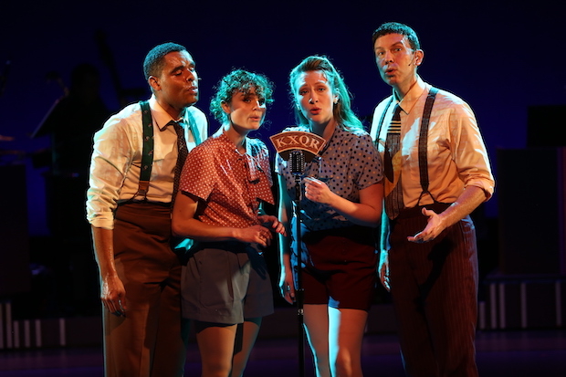 Phillip Attmore, Melanie Moore, Kaitlyn Davidson, and Jeremy Benton appear in Cheek to Cheek: Irving Berlin in Hollywood.