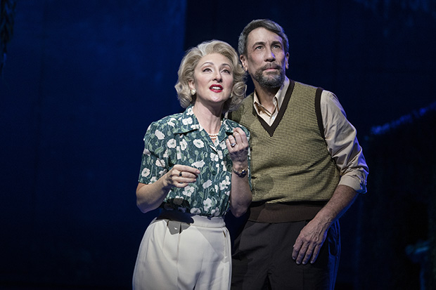 Carmen Cusack and Robert Sella in Flying Over Sunset