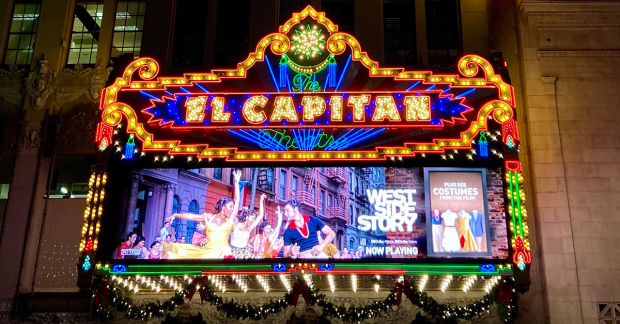 The El Capitan Theatre marquee
