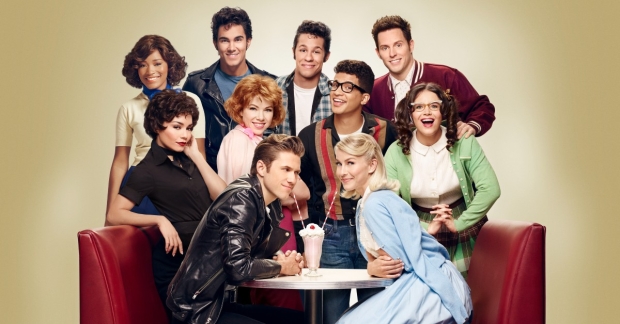 The cast of Grease Live!