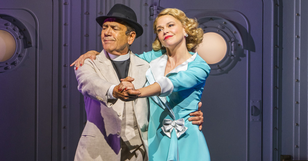Robert Lindsay and Sutton Foster in Anything Goes