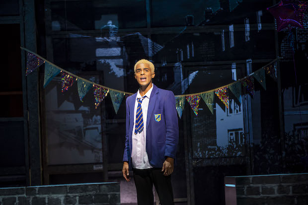 Layton Williams stars as Jamie New in Everybody's Talking About Jamie, directed by Jonathan Butterell, at the Ahmanson Theatre. 