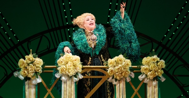 Sharon Sachs as Madame Morrible in Wicked.