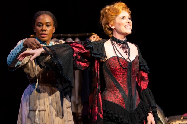 Kearstin Piper Brown and Naomi Louisa O&#39;Connell share a scene as Esther and Mrs. Van Buren.