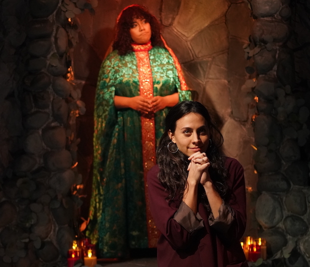 Briana Gibson Reeves and Erica Hernandez appear in Made by God at Irish Rep.