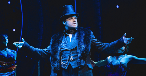 Simon Bailey as the Duke in the West End production of Moulin Rouge!