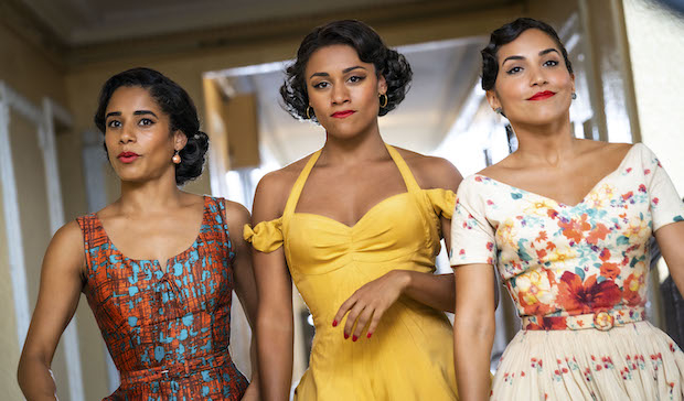 Ilda Mason, Ariana DeBose, and Ana Isabelle appear in 20th Century Studios&#39; West Side Story, directed by Steven Spielberg. 
