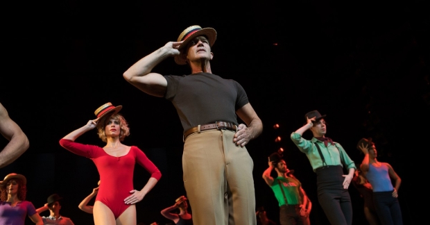 Antonio Banderas and the cast of his Spanish production of A Chorus Line.
