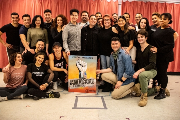 The cast and team of ¡Americano!