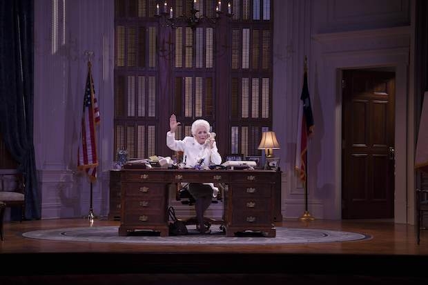 Holland Taylor plays Governor Ann Richards in Ann at Pasadena Playhouse. 