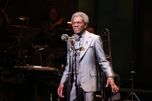 André De Shields plays Hermes in the Broadway production of Hadestown.