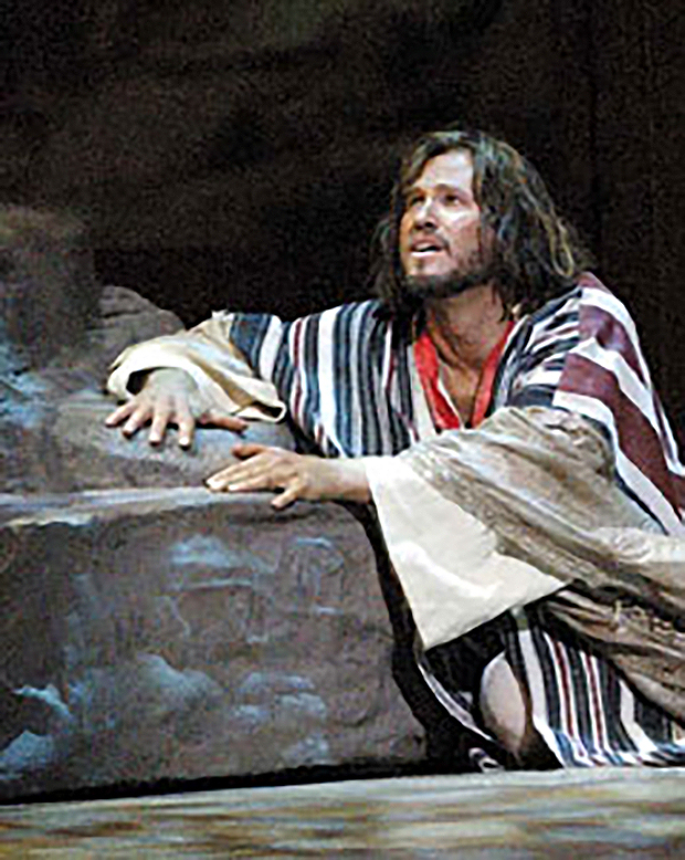 Val Kilmer as Moses in the musical The Ten Commandments at the Kodak Theatre in 2004