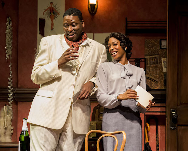 Greg Alverez Reid and Kim Steele star in Pearl Cleage&#39;s Blues for an Alabama Sky, directed by Phylicia Rashad, at Center Theatre Group.