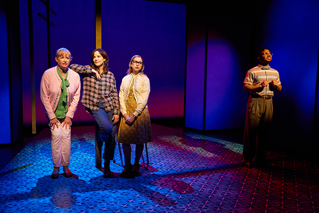 Johanna Day, Mary-Louise Parker, Alyssa May Gold, and Chris Myers in How I Learned to Drive on Broadway