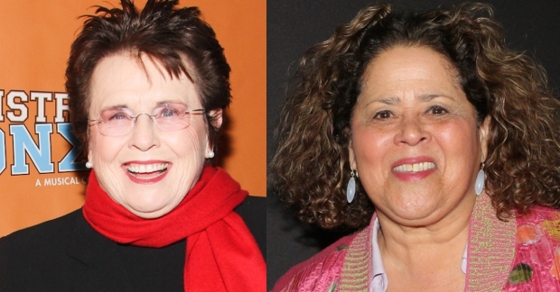 Anna Deavere Smith (right) is developing a new play, Love All, about the life of tennis legend Billie Jean King.