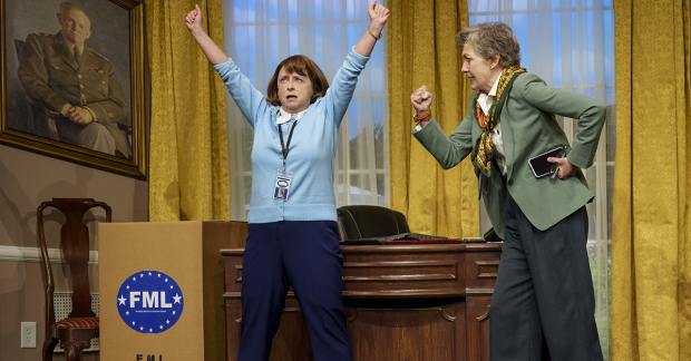 Rachel Dratch and Julie White in POTUS at the Shubert Theatre