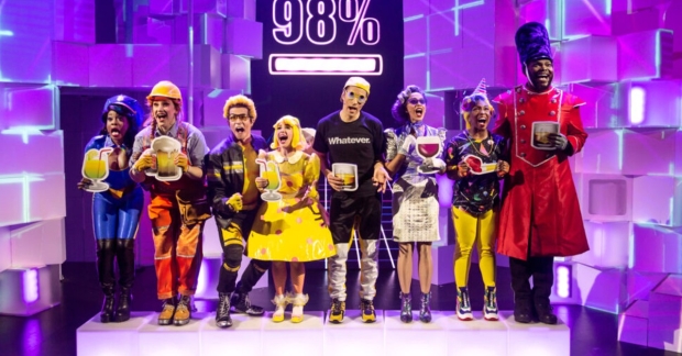 The 2020 off-Broadway cast of Emojiland at the Duke on 42nd Street.