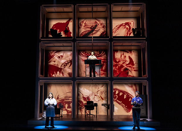 A scene from the new musical Bruce at Seattle Rep