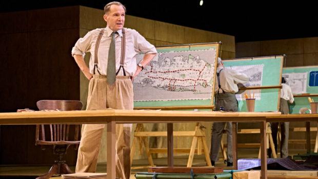 Ralph Fiennes played Robert Moses in David Hare&#39;s Straight Line Crazy, which recently concluded a run at London&#39;s Bridge Theatre. He will reprise his performance in the US premiere. 