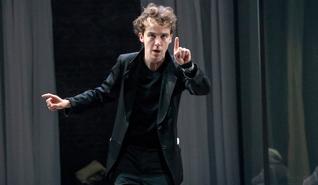 Alex Lawther stars in William Shakespeare&#39;s Hamlet, directed by Robert Icke, for Almeida Theatre at Park Avenue Armory.