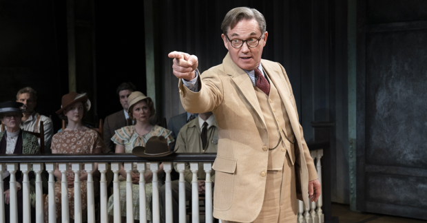 Richard Thomas as Atticus Finch in the national tour of To Kill a Mockingbird
