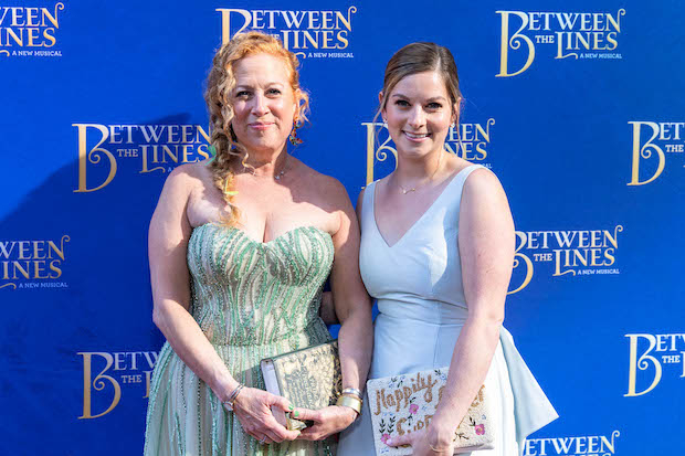Jodi Picoult and her daughter, Samantha Van Leer, attend the opening night of Between the Lines. 