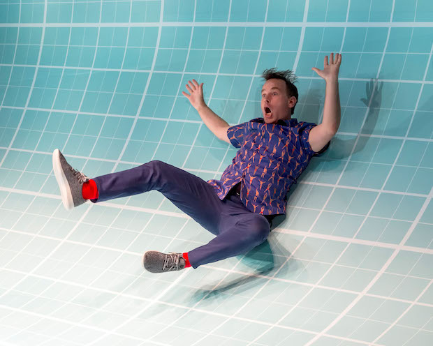 Mike Birbiglia stars in the world premiere of Mike Birbiglia: The Old Man and the Pool at Center Theatre Group&#39;s Mark Taper Forum. 