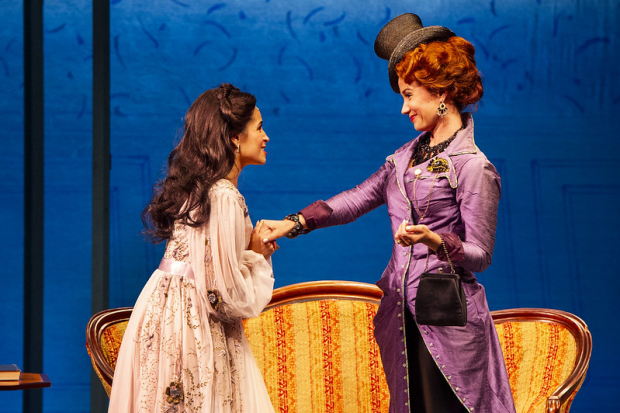 Liesl Collazo (Anne Egerman) and Sierra Boggess (Countess Charlotte Malcolm)