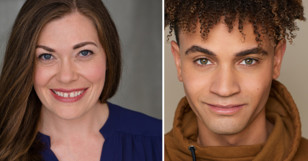 Kristen Moriarty and Logan Slater are two of the actors in Charles Smith&#39;s Golden Leaf Rag Time Blues, directed by Raz Golden, for Shakespeare &amp; Company. 
