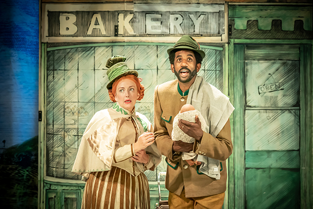 Alex Young as the Baker&#39;s Wife and Rhashan Stone as the Baker