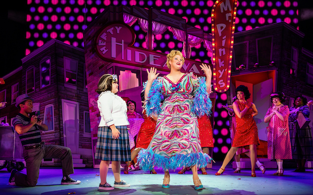 Niki Metcalf plays Tracy, and Andrew Levitt plays Edna in the national tour of Hairspray.