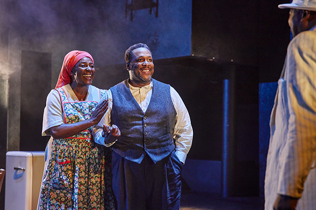 Sharon D Clarke and Wendell Pierce in &#39;&quot;Death of a Salesman&#39;&#39; at the Young Vic
