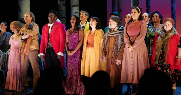 September 6 curtain call at Into the Woods, featuring its new cast members.