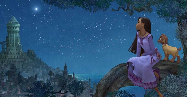 A scene from Disney&#39;s new animated film Wish
