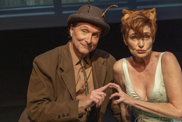 Dan Gilvezan and Carolyn Hennesy star in The Secret World of Archy &amp; Mehitabel, adapted by Gilvezan from the stories of Don Marquis. 
