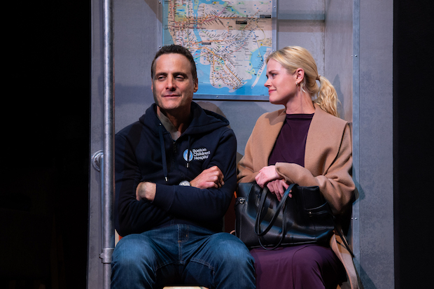Dominic Fumusa and Abigail Hawk star in Grant MacDermott&#39;s Jasper, directed by Katie McHugh, for Yonder Window Theatre Company at the Pershing Square Signature Center.