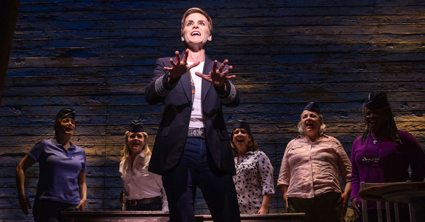 Jenn Colella and the cast of Come From Away