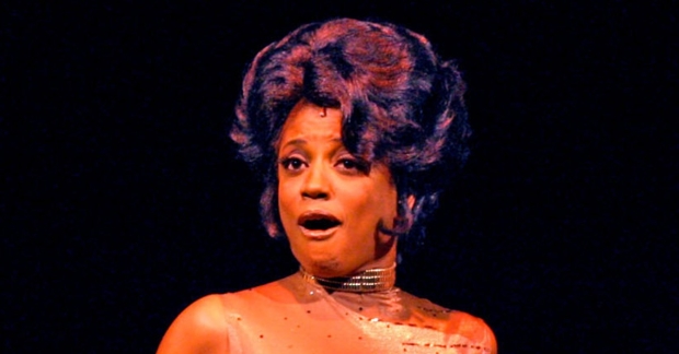 Broadway performer Marva Hicks in the 2004 production of Caroline, or Change.