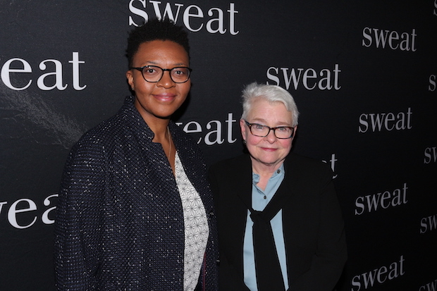 Christina Anderson attends the 2017 Broadway opening night on Lynn Nottage&#39;s Sweat with Paula Vogel. Nottage and Vogel will present Anderson with the 2022 Horton Foote Prize. 