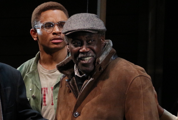 Charles Fuller appeared onstage at the American Airlines Theatre for the opening night of A Soldier&#39;s Play in 2020. 