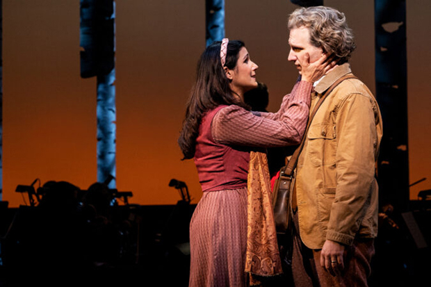 Stephanie J. Block and Sebastian Arcelus in Into the Woods on Broadway